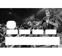 Stickers hommage Johnny Hallyday pour personnaliser votre Carte Bleue selon l'envie du moment