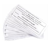 Stickers Invocation Islam | Lot De 10 Stickers Transparents Et Autoadhésifs En Vinyle Pour Dua Et Rappel | Décoration Islamiq[Z59]