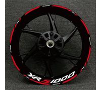 Stickers Jante Moto Autocollants pour Jantes De Moto pour BMW S1000XR S1000 S 1000 XR : Bandes Réfléchissantes Et Décoratifs Imperméable Roues Autocollant(Couleur 13)