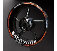 Stickers Jante Moto Autocollants pour Jantes De Moto pour Yamaha XSR 900 XSR900 Bandes Adhésives Réfléchissantes pour Et Moyeux Imperméable Roues Autocollant(Couleur 11)