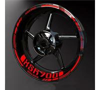 Stickers Jante Moto Autocollants pour Jantes De Moto pour Yamaha XSR 900 XSR900 Bandes Adhésives Réfléchissantes pour Et Moyeux Imperméable Roues Autocollant(Couleur 16)