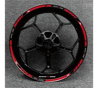 Stickers Jante Moto Autocollants Réfléchissants pour Jantes De Moto pour Suzuki GSX-R1000 GSXR1000 GSXR GSX-R 1000 (Roues 17 Pouces) Imperméable Roues Autocollant(Couleur 2)