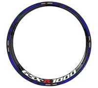 Stickers Jante Moto Autocollants Réfléchissants pour Jantes De Moto pour Suzuki GSXR1000 GSXR GSX-R 1000 GSX-R1000 17 Pouces Imperméable Roues Autocollant(Couleur 4)