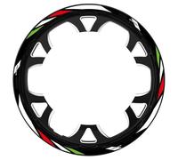 Stickers Jante Moto Kit D'autocollants Réfléchissants Étanches pour Jantes De Moto pour Benelli TRK 502, Leoncino 500 Et 800 Autocollants pour Roues PVC(Couleur 7)