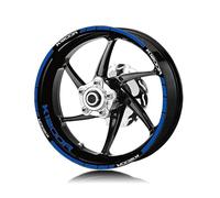 Stickers Jante Moto Kit De Protection Jantes Réfléchissantes pour Moto pour BMW K1200R K1200 K 1200 R Imperméable Roues Autocollant(Bleu)
