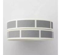 STICKERS LAB - Label Scratch off/cartes à gratter couleur argent sur pvc autocollant rectangulaire (100, Rectangle - 10x30mm)