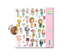 Stickers le petit monde des tinyly multicolore TU