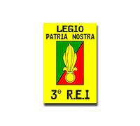 Stickers-legion partia nostra légion 3e rEi legion blason nostra patria médaille regiment 5 x 7 cm #a959