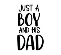 Stickers lettrage ensemble typographique papa et moi 47.6x82.3cm Stickers pour vitres Noir