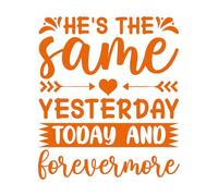 Stickers lettrage Modèle d'impression typographique pour vêtements de Jésus 42x48.6cm Plusieurs tailles disponibles Orange