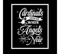 Stickers lettrage Noël commémore l'apparition d'un ange à l'approche de la mort. 49.2x59.4cm Fourni avec un kit de film de transfert Blanc