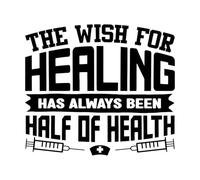 Stickers lettrage typographie vintage du médecin 54.6x62.3cm Ne se décolle pas Noir