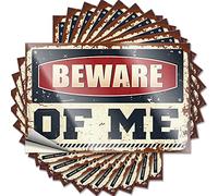 Stickers Love, Man Water Beware of Me | Chaud (12 x 18 cm)