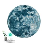 Stickers Lune Lumineux - Autocollant Taille Standard | Vinyle Mural Fluorescent HD | Autocollant Brille Dans Le Noir Pour Chambre D'Enfant Chambre