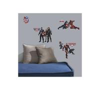 Stickers - Marvel - Avengers Civil War - Captain America - H45.7 x L25.4 cm - Repositionnable