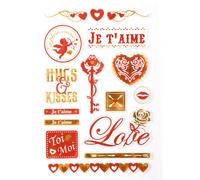 Stickers Metallises Amour