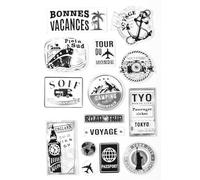 Stickers métallisés - Vacances - 15 pcs