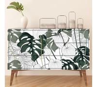 Stickers Meuble - Feuilles 3617689930039 - Adhésif + Protection Brillante - Hauteur 50 x Largeur 100 cm