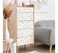 Stickers Meubles Salon & Cuisine - Sticker Mural - Autocollant Terrazzo Lacanau Meuble - Stickers Muraux azulejos - Sticker adhesif Meuble Salle de Bain 40x60CM