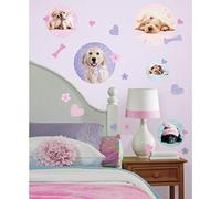 Stickers Mignons Chiots Roommates Repositionnables (37 Stickers) - Vinyle
