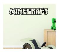 Stickers - Minecraft - Logo - Blanc - 42cm x 7cm