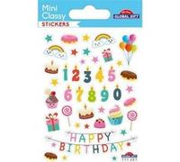 Stickers Mini Classy - Anniversaire glitter - Multicolore Multicolore G
