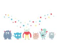 Stickers monstres farceurs