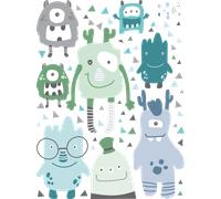 Stickers monstres venus d'ailleurs