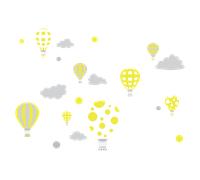 Stickers montgolfières baptême de l'air