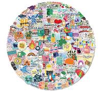 Stickers Motifs Positifs Inspirants, Lot de 200 - Autocollants de Citations Motivantes pour Tableau de Vision pour Adolescents, Adultes, Enseignants, Planificateurs - Autocollants Imperméables pour