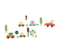 STICKERS MOTIFS VOITURES DECORATION CHAMBRE ENFANT