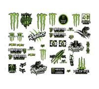 Stickers Moto, Moto Autocollants Sponsor, Ensemble Autocollants Sport, Monster Energy Autocollant, Sport Racing Tuning Lot, Autocollants de Moto Cool, pour motos, casques, dirtbikes, skateboards