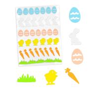 Stickers Mousse Pâques 1,5 À 3,5 Cm 39 Pièces
