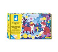 Stickers mousse sables fluo amis de la forêt multicolore TU