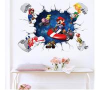 stickers mural super mario bros ( mario kart )