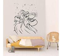 stickers muraux 3d Autocollant Vinyle Roi Lion Lion Roi Simba Mufasawall Decal Décor Nursery Nursery vinyle decal