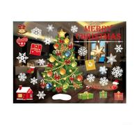 Stickers muraux ambiance de Noël avec non, pour la maison et le bureau (C)