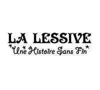 Stickers muraux amovibles en vinyle avec citation « La Lessive Une Histoire Sans Fin »