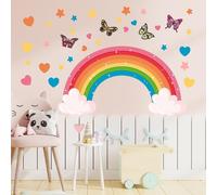 Stickers muraux arc-en-ciel pour chambre de bébé, enfant et adolescent (arc-en-ciel)