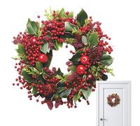 Stickers Muraux Couronne De Noël - Stickers Muraux Couronne De Noël, Décorations Autocollants Muraux Couronne De Pin De Noël | Guirlande Peel Stick Fenêtre S'accroche, Autocollants Muraux Adhésifs