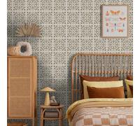 Stickers Muraux Cuisine 15x15 cm Fleur Vert Beige Credence Adhesive pour Cuisine Decoration Carrelage Adhesif Mural Salle de Bain Imperméable Stickers Carrelage 12 Pièces