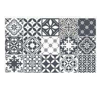 Stickers muraux Cuisine - Sticker Mural - Carreaux de Ciment adhésif Mural - Stickers Muraux azulejos - Sticker Carrelage adhesif Mural Salle de Bain 15 x 15 cm - 15 pièces Carreau de Ciment adhesif