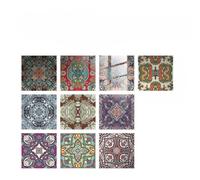 Stickers Muraux Cuisine Vintage Mandala Motif Stickers Carreaux Muraux - Stickers Carreaux Autocollant Pour Cuisine Salon Salle De Bains Décor À La Maison Auto-Adhésif