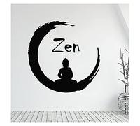 Stickers Muraux De Cercle Zen For Gym Bouddhisme Méditation Bouddha Yoga Vinyle Vinyle Decor Décor Chambre À Coucher Nordic Home Intérieur Design (Size : 42x42cm)