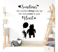 Stickers muraux de dessin animé - stickers muraux de texte - convient pour la chambre à coucher de salon, la Chambre des enfants et d'autres endroits - stickers muraux en vinyle amovibles - 30 * 40cm