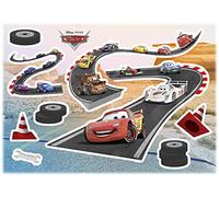 Komar Stickers muraux Disney Cars Track - 9 pièces