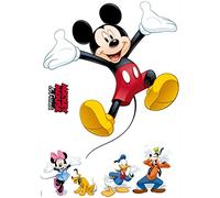 Komar Stickers muraux Disney Mickey and Friends – 6 pièces