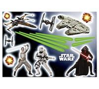 Komar Stickers muraux Star Wars EP7 – 17 pièces 50 x 70 cm Multicolore