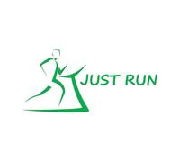 Stickers muraux décoratifs en vinyle Just Run Phrase Course à pied Sport Coureur Gymnastique Citation 50.4x107.5cm Plusieurs tailles disponibles Vert