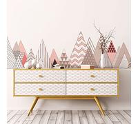 Stickers muraux - Décoration Chambre Salon - Autocollant Sticker Mural géant Montagnes scandinaves DIAMANTINA - 40x60cm